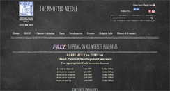 Desktop Screenshot of knottedneedle.com